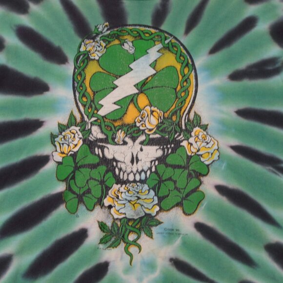 Vintage Grateful Dead T-Shirt 1992 Philly St. Patrick's Spectrum T-Shirt XL - Picture 2 of 13